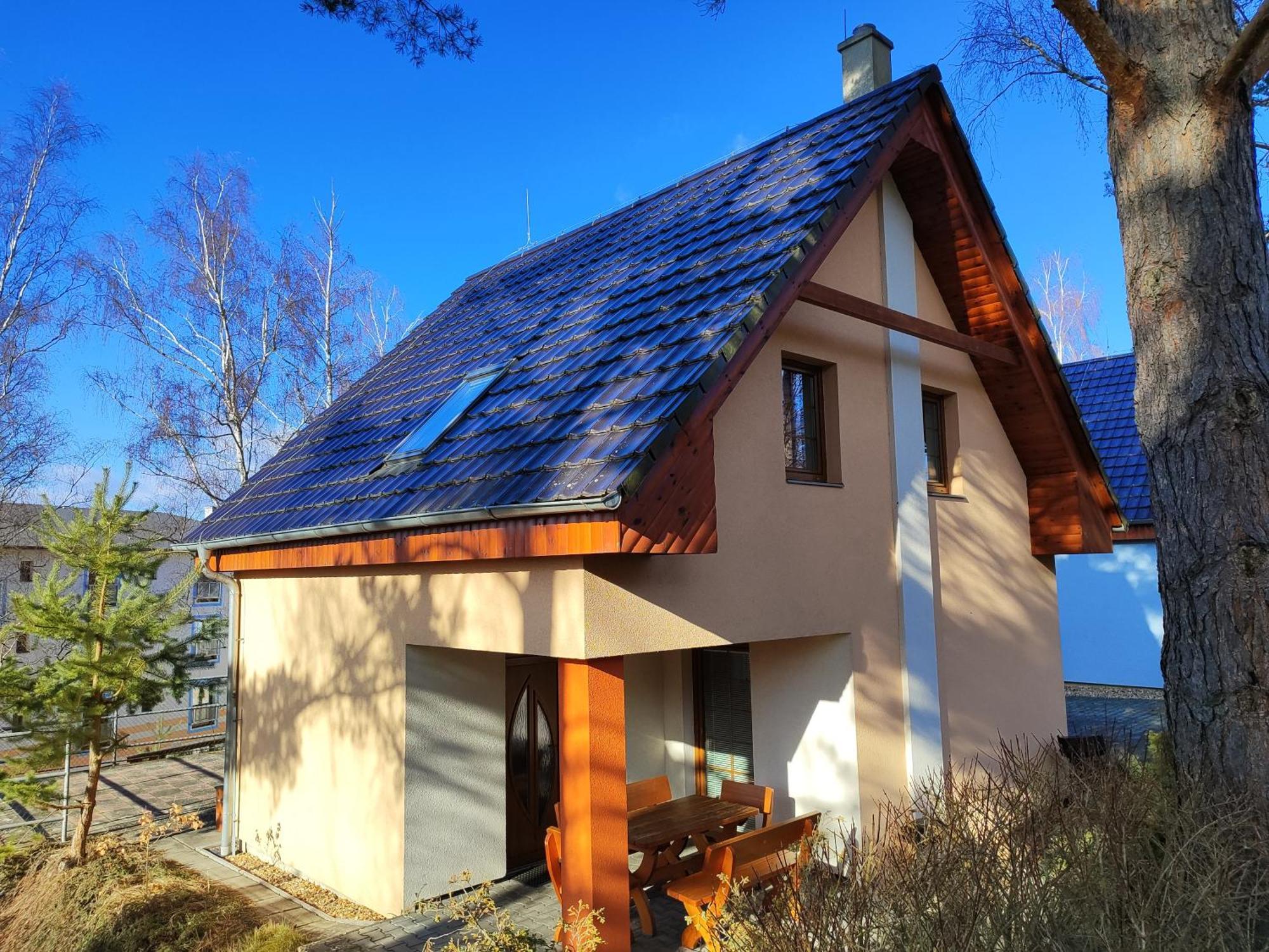 Chaty Kolodeje - Ubytovani U Reky V Soukromem Arealu-Orange Kolodeje nad Luznici Екстериор снимка